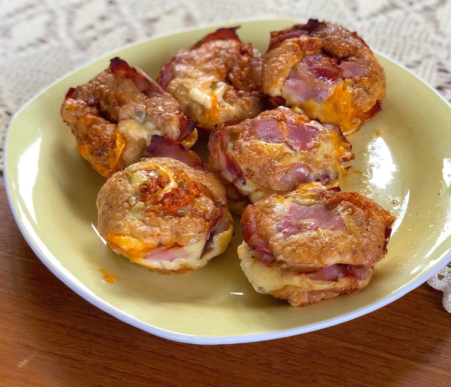 Äggmuffins med bacon