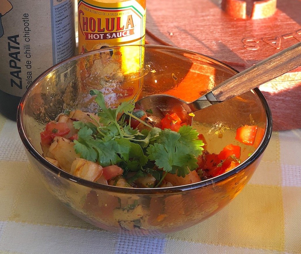 Ananassalsa till tacos