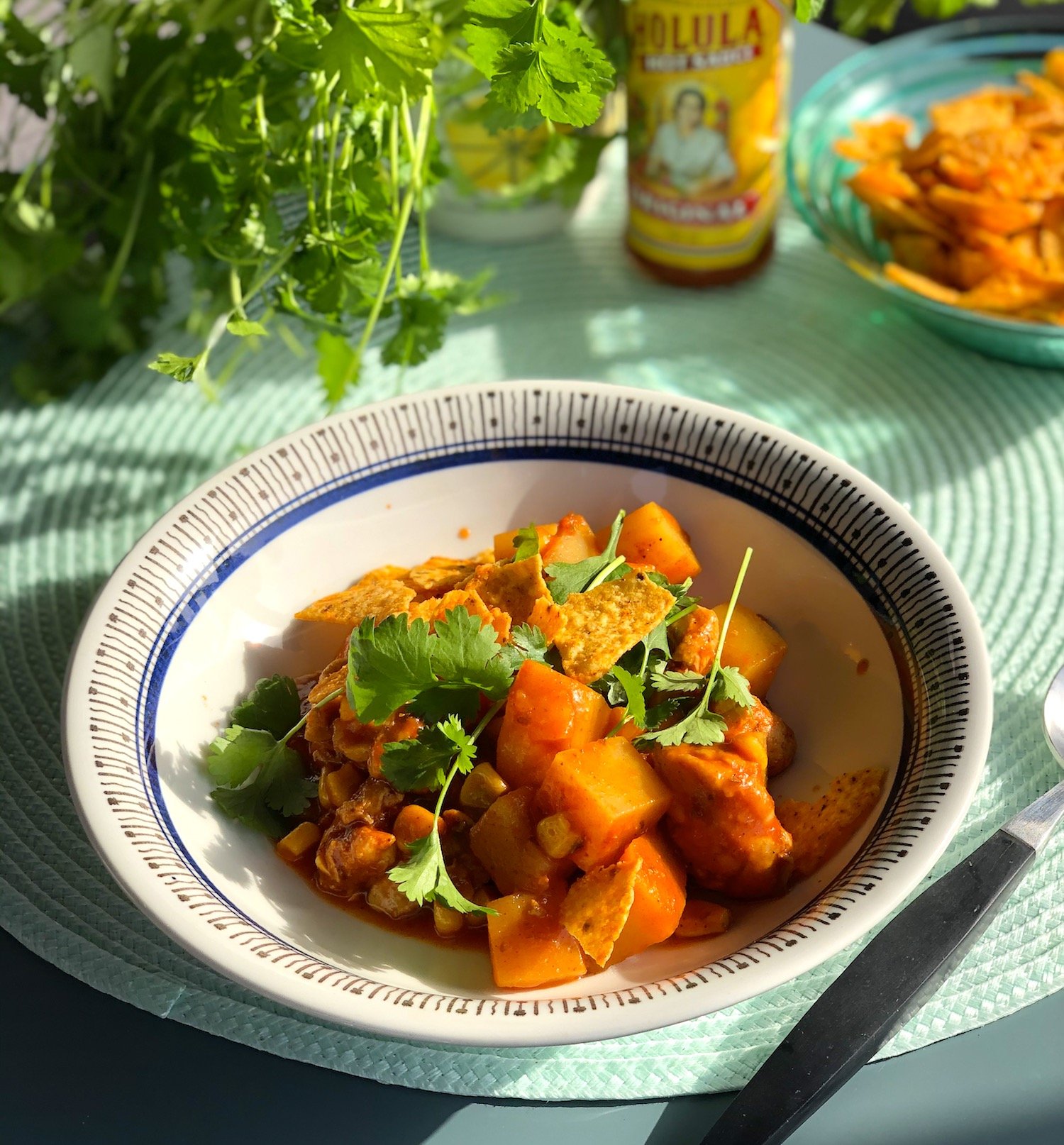 Tacogryta med kyckling
