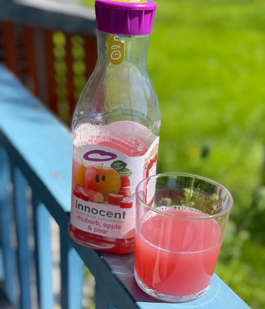 Innocent rhubarb, apple & pear är den godaste juicen om du som jag är en älskare av rabarber.