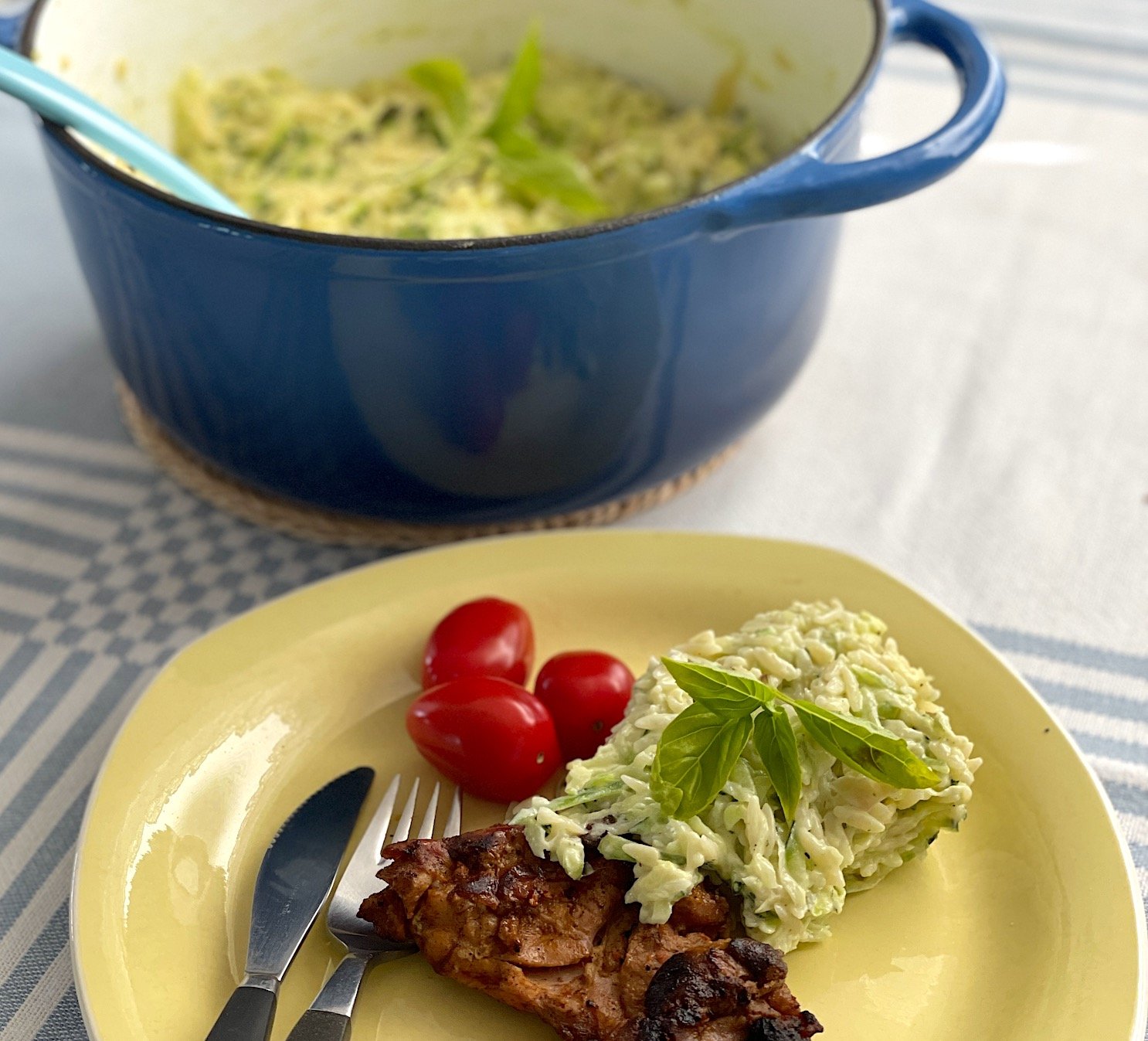 Squashsallad med risoni