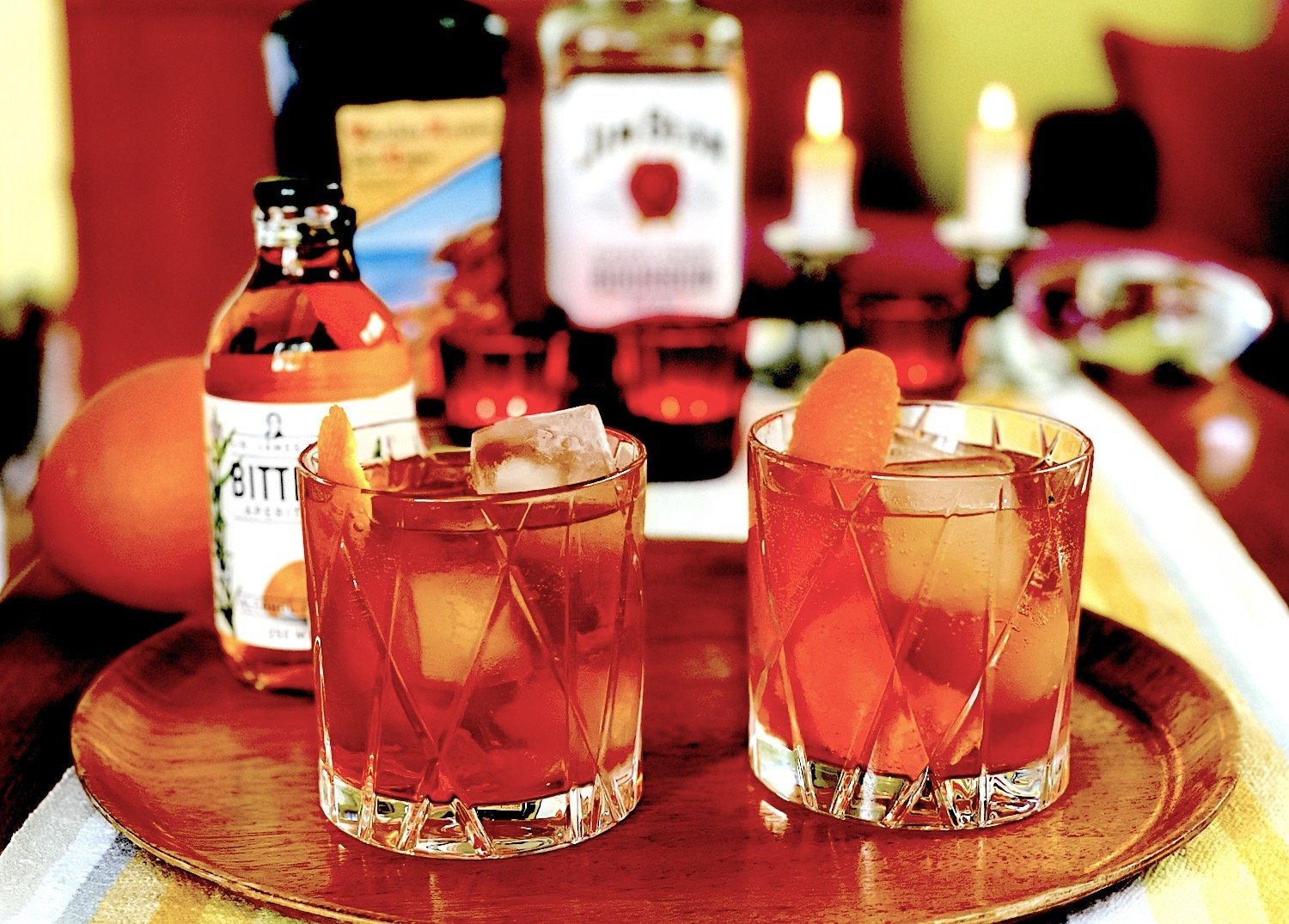 Orange Bitter recept på enkel whiskydrink MatMalin.se