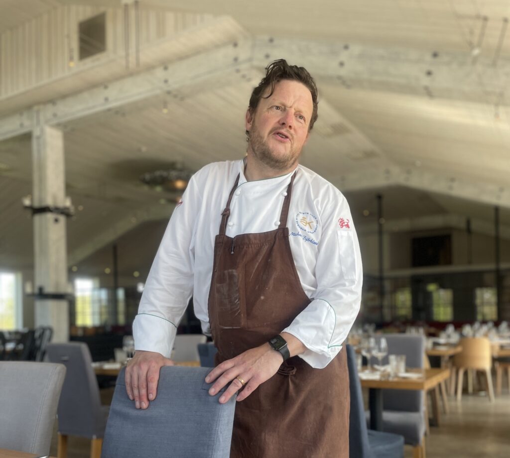 "Vi har massor av planer för att utveckla Smakbyn men just nu ligger alla dessa planer på is", säger Michael Björklund.