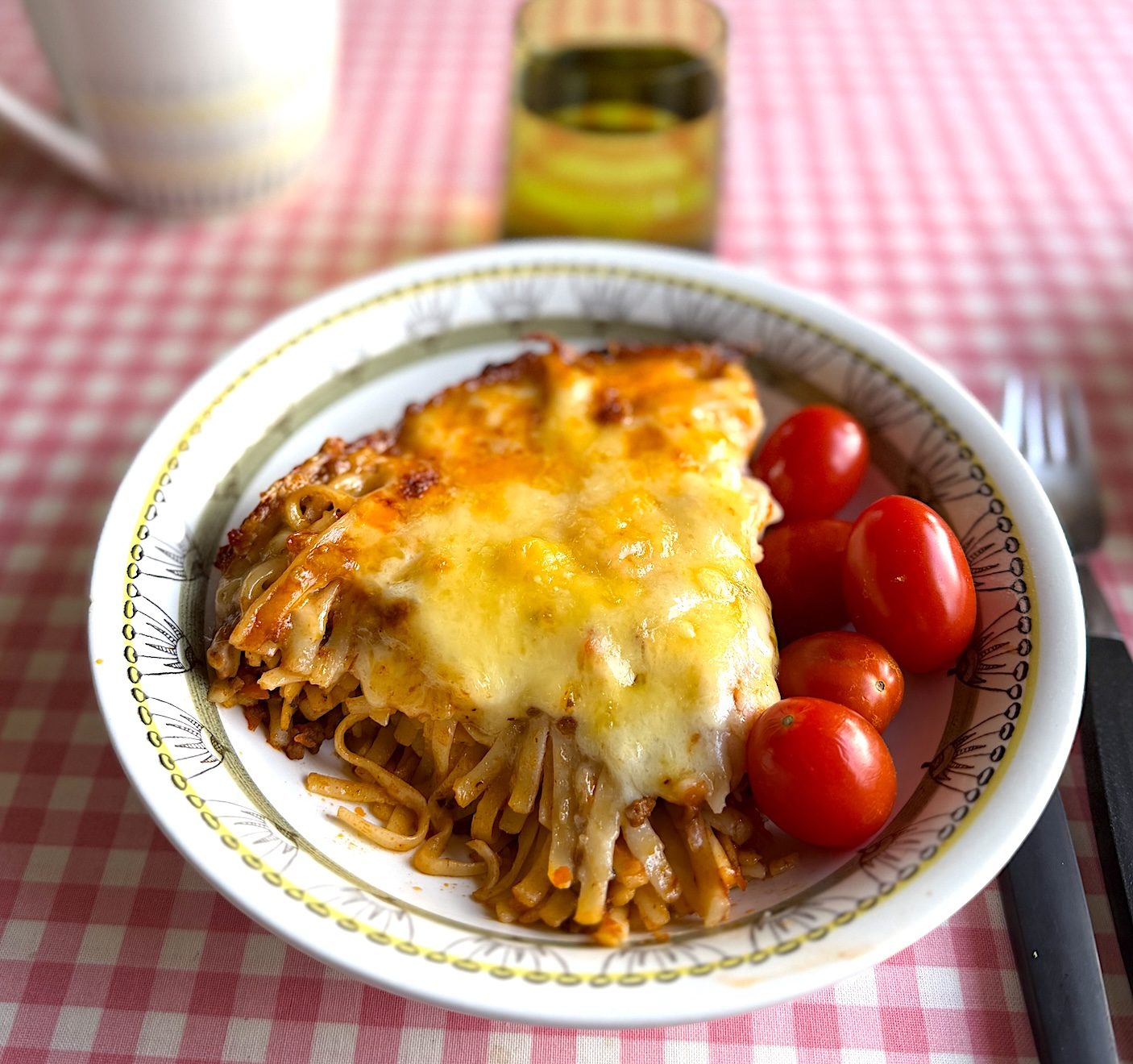 Latmans-lasagne/Lazy lasagna