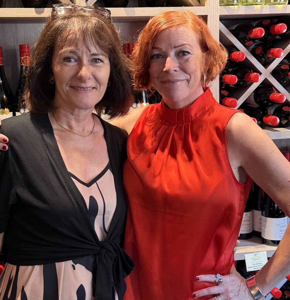 Fint återseende när jag får träffa Senior Business Manager Dagmar Roesner på Château Tanundas Sydney Cellar Door för en lyxig provning.