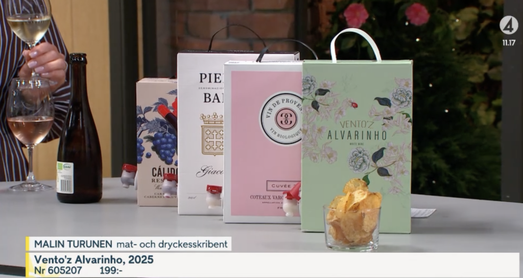 Här är alla drycker jag tipsar om i TV4. Du slipper kunna uttala namnen, du behöver bara känna igen förpackningen. Så himla smidigt!